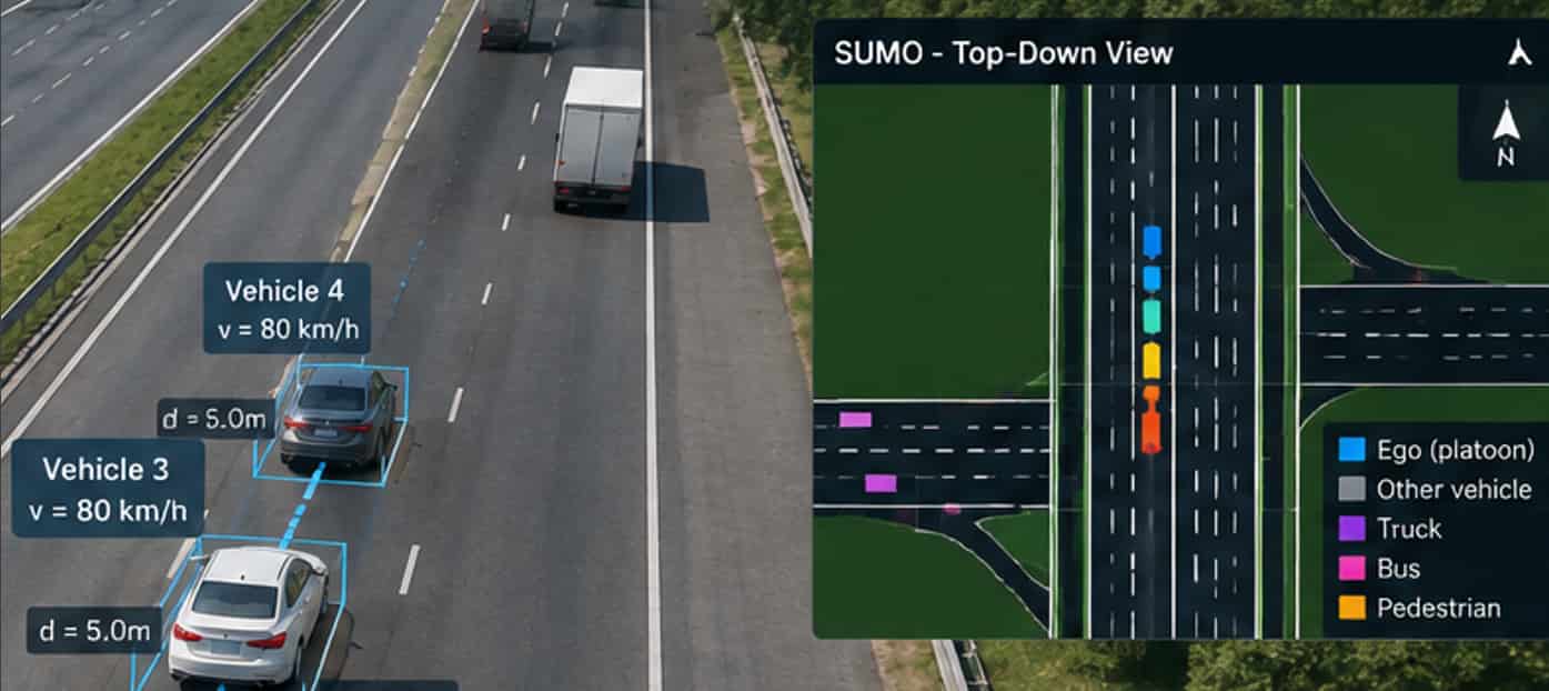 Hybrid Data-Model-Knowledge Architecture for Platooning (Bachelor Thesis)